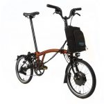 Brompton Electric C Line Explore - Mid Bar - Flame Lacquer