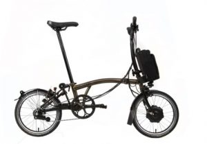 Brompton Electric C Line Explore - Mid Bar - Gloss Black Lacquer - Nearly New